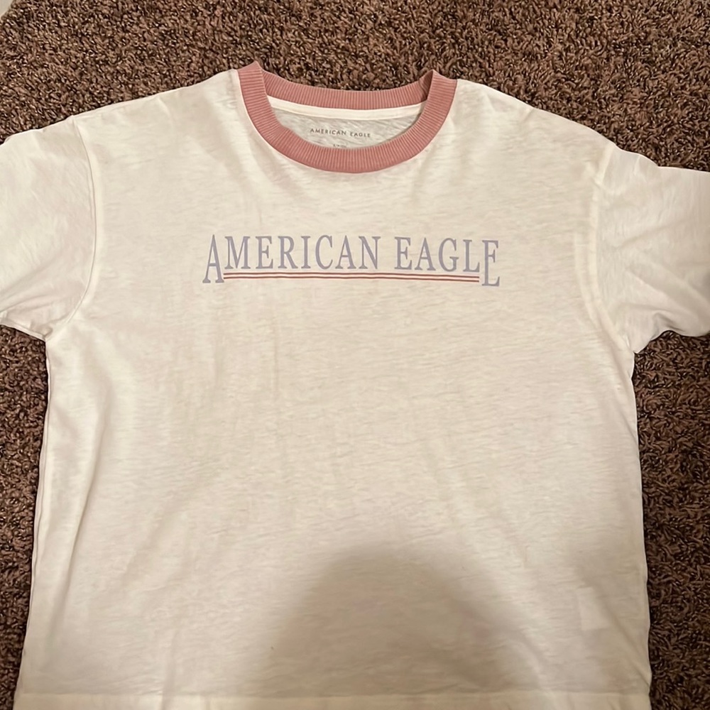 American Eagle Cropped Tee